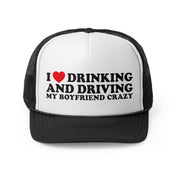 I <3 Drinking and Driving Trucker Hat
