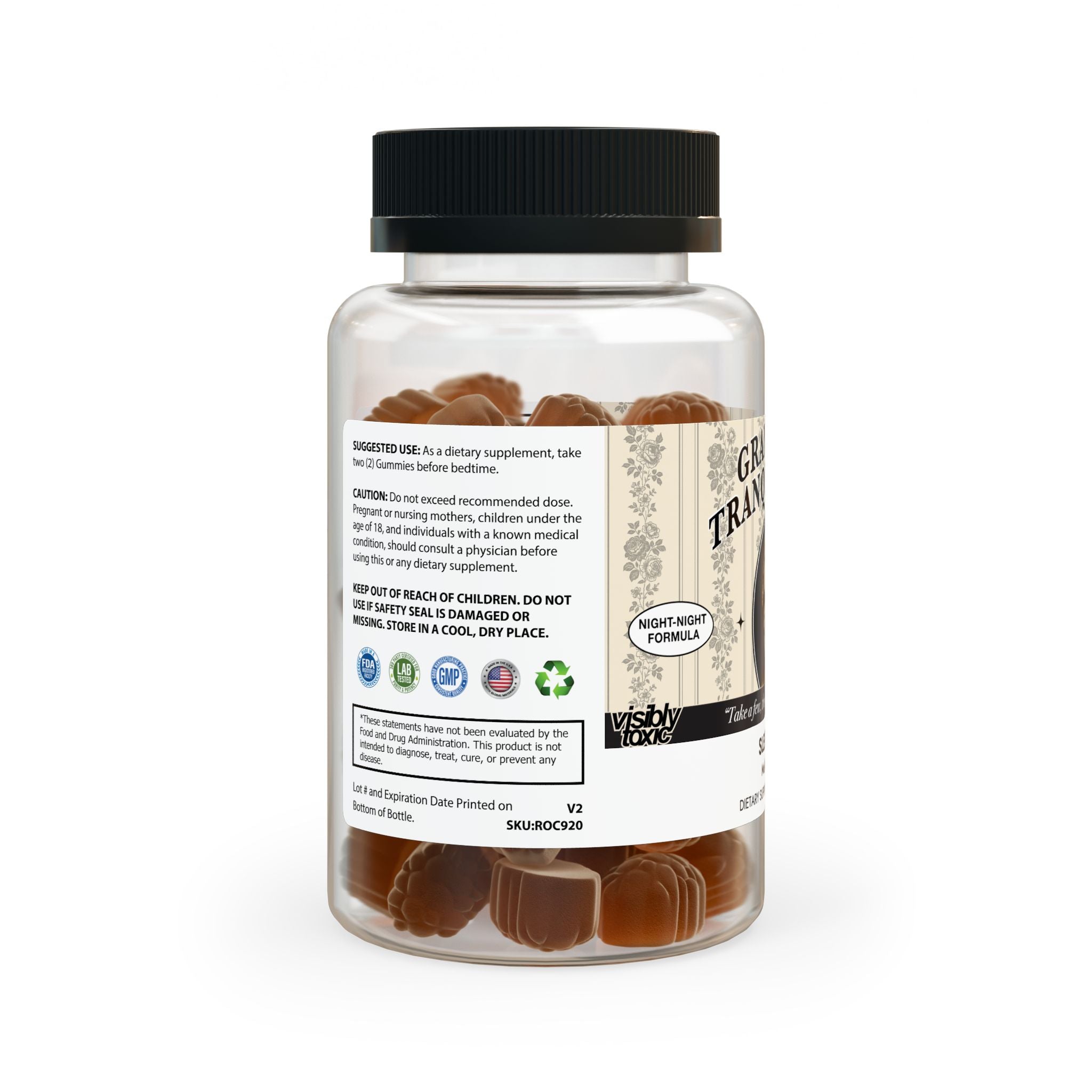 Grandmas Midnight Tranquilizers  (Actual Sleep Aid Gummies)