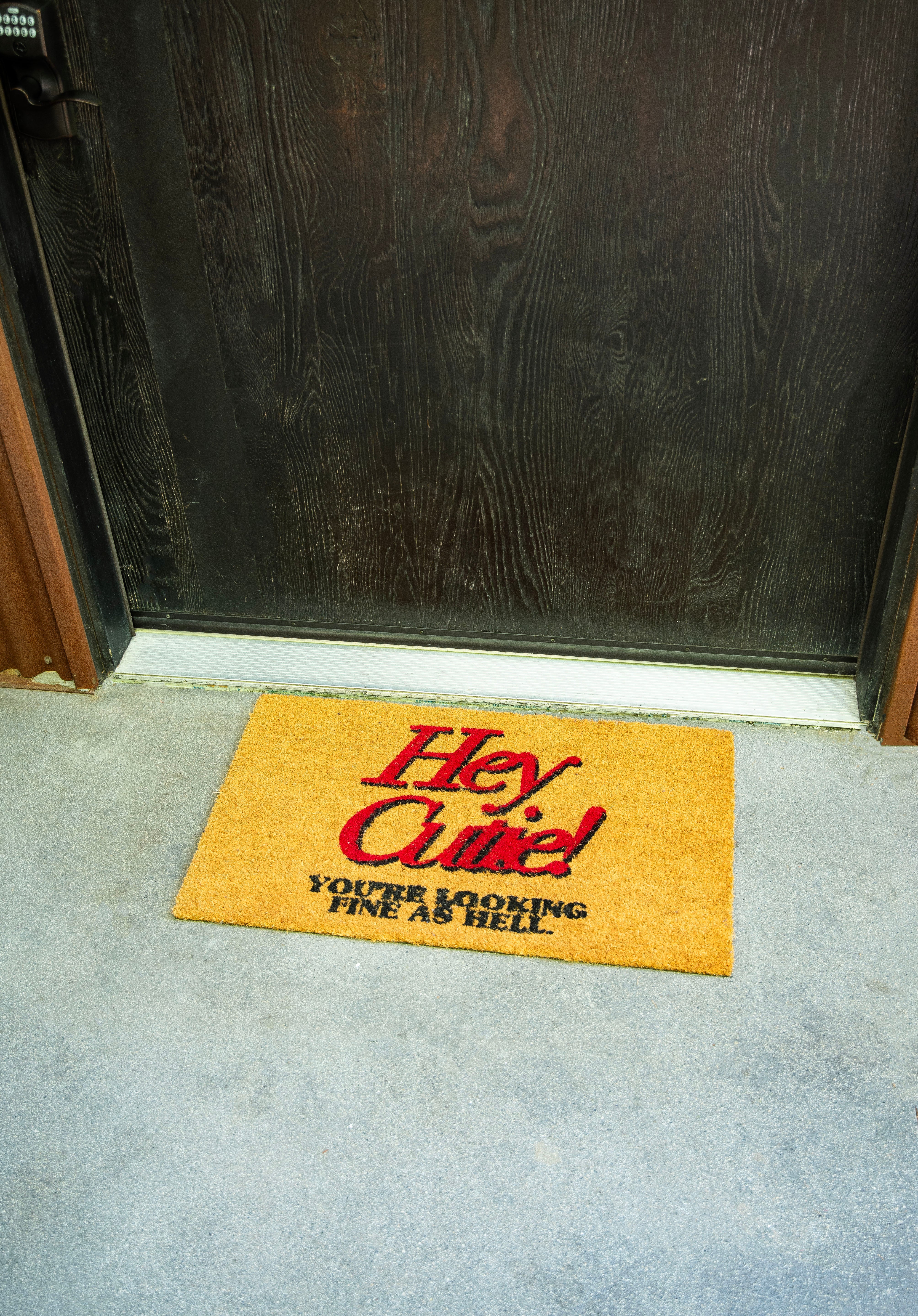 Toxic Home Hey Cutie Doormat
